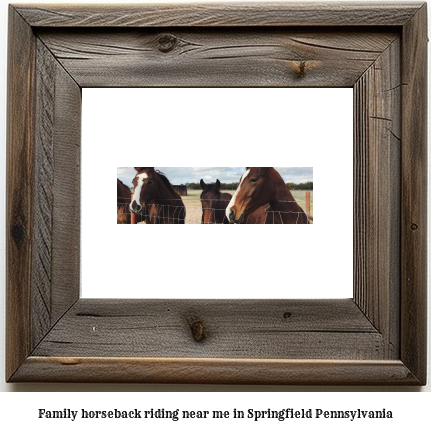 family horseback riding near me in Springfield, Pennsylvania